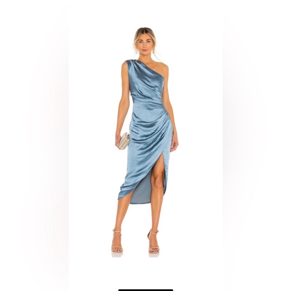 ELLIATT asymmetric dress blue size M